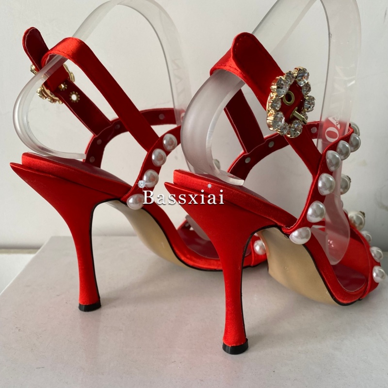 Pearl Bead Decor T-Strap Stile – обзор и цена Sandal Strappy Heeled