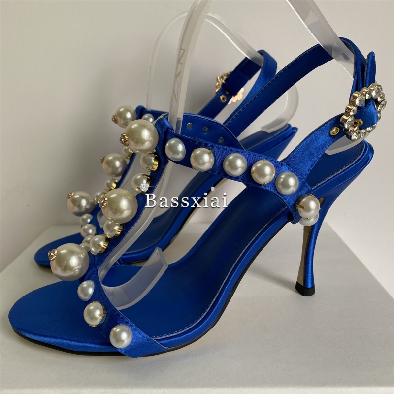 Pearl Bead Decor T-Strap Stile – обзор и цена Sandal Strappy Heeled