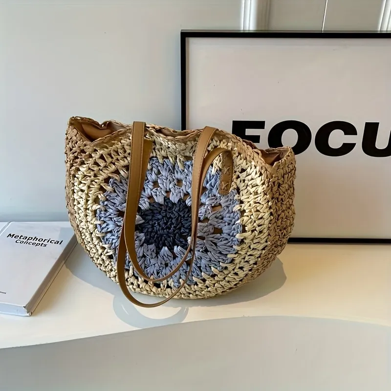 Straw Beach Tote Bag Handwoven – обзор и цена Tote Bag Beach