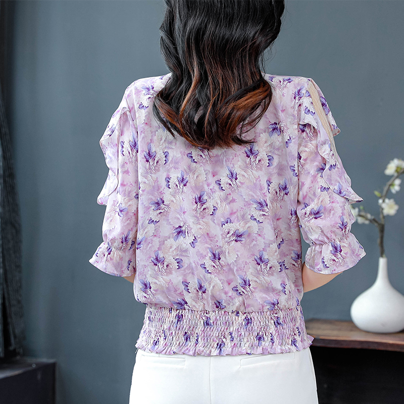 2024 Summer Women Tops Round n – обзор и цена Romper Floral Print
