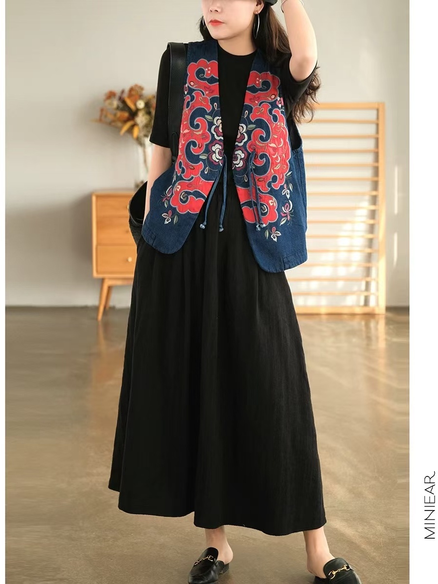 New 2025 Autumn Pure Color Flo – обзор и цена Midi Skirt Floral