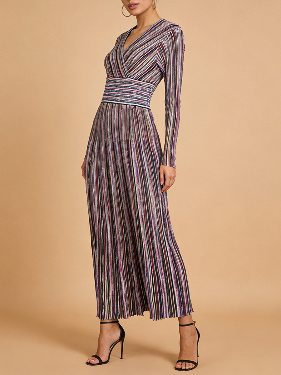 VGH Casual Commute Striped Kni – обзор и цена Linen Dress Wrap