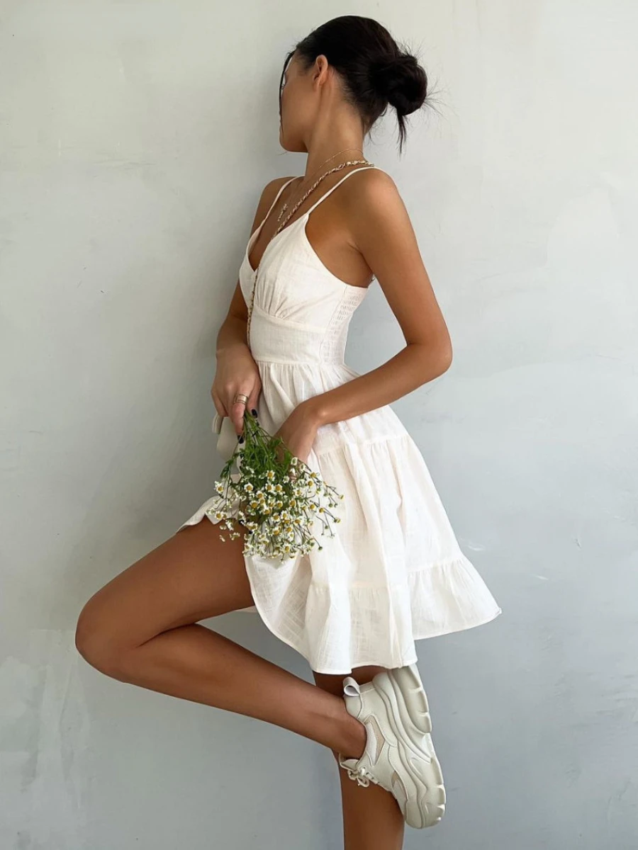 Wolfeel Spring Summer Women's  – обзор и цена Linen Dress Wrap