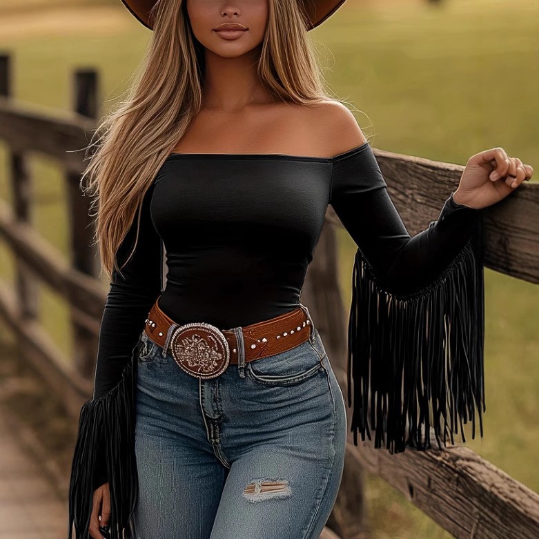 Women Clothes Longsleeve Blous – обзор и цена Blouse Off Shoulder
