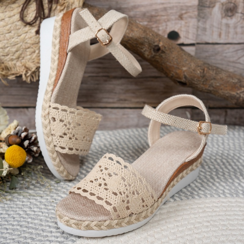 Women Lace Wedge Sandals Espad – обзор и цена Wedge Espadrille Women