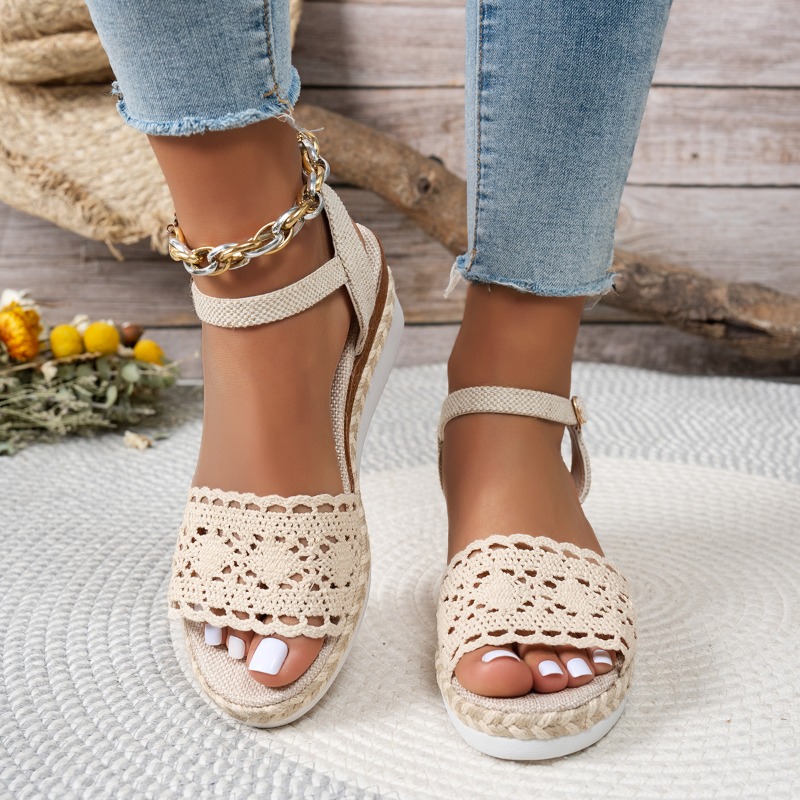 Women Lace Wedge Sandals Espad – обзор и цена Wedge Espadrille Women