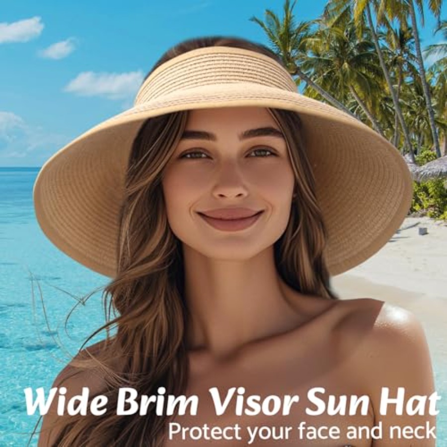 Sun Visor Hats for Women Wide  – обзор и цена Hat Floppy Wide