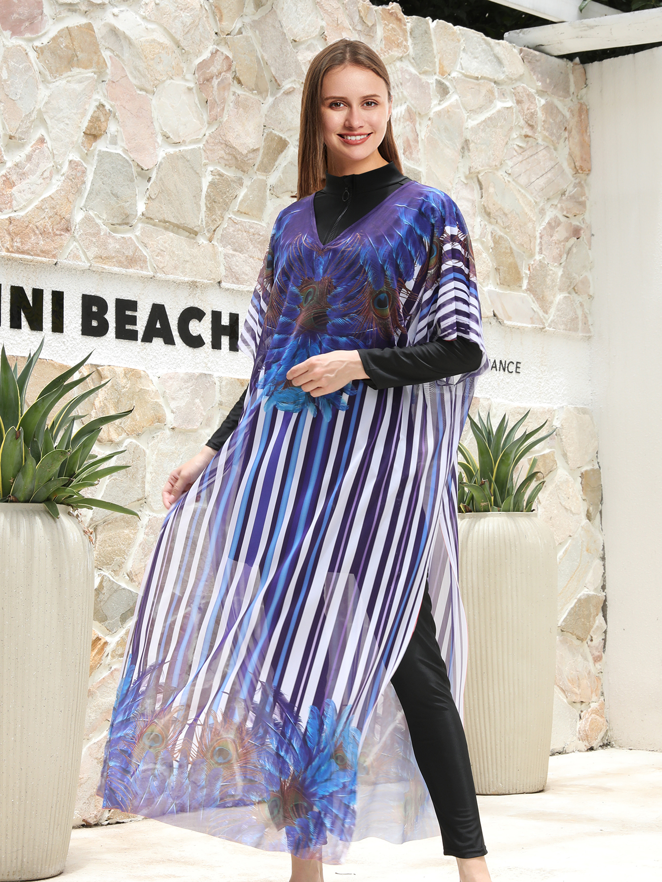 Beach Wear Cover Up Shawl Summ – обзор и цена Cover Up Kaftan