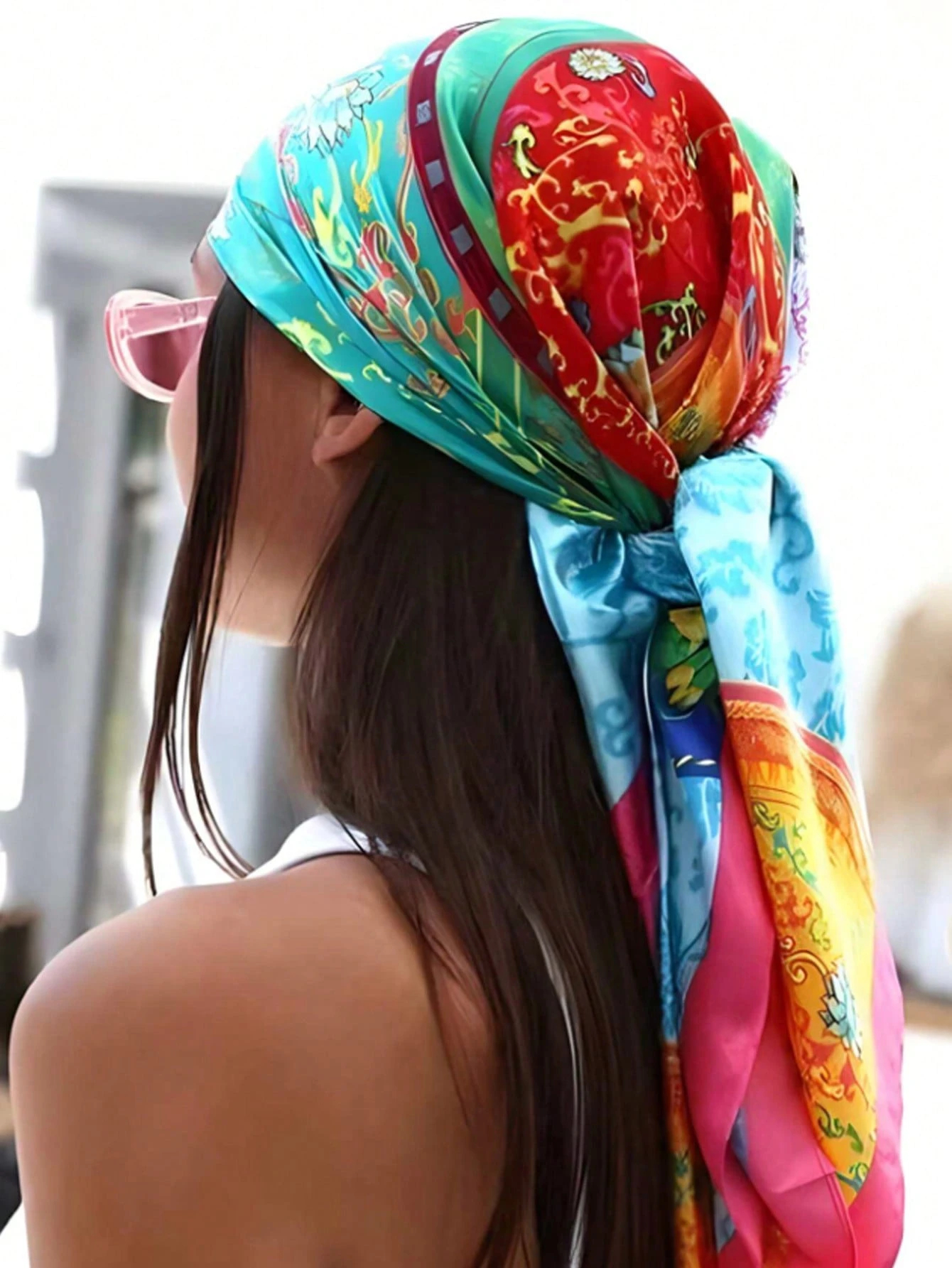 Luxury Brand Silk Satin Square – обзор и цена Headband Summer Knit
