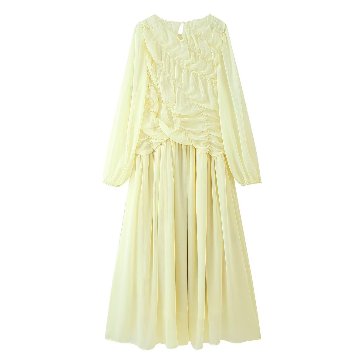 Autumn Long Sleeve Dresses 202 – обзор и цена Linen Dress Wrap