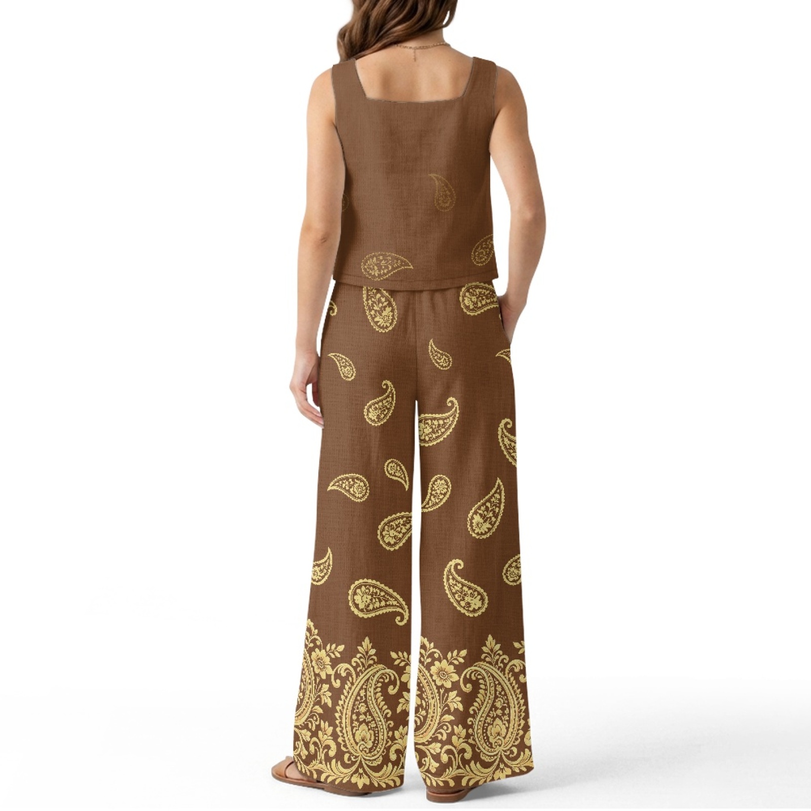 INSTANTARTS Women’s Linen Vest – обзор и цена Linen Pant Wide
