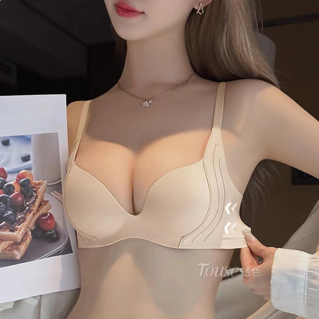 Wireless Push Up Bra for Small – обзор и цена Bralette Triangle Set
