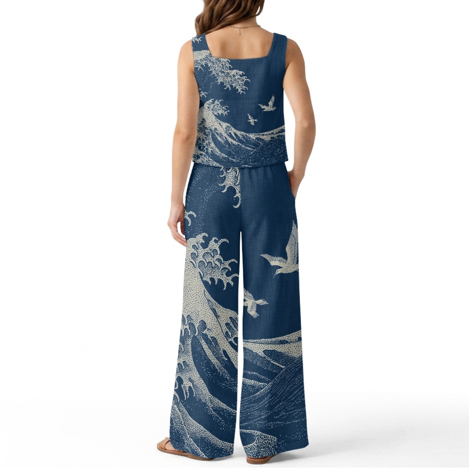 INSTANTARTS Women’s Linen Vest – обзор и цена Linen Pant Wide