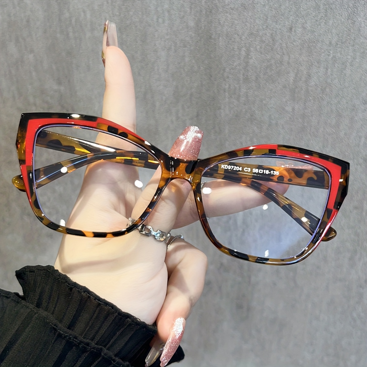 1PCS New Y2K Two-Tone Decorati – обзор и цена Sunglasses Cat Eye