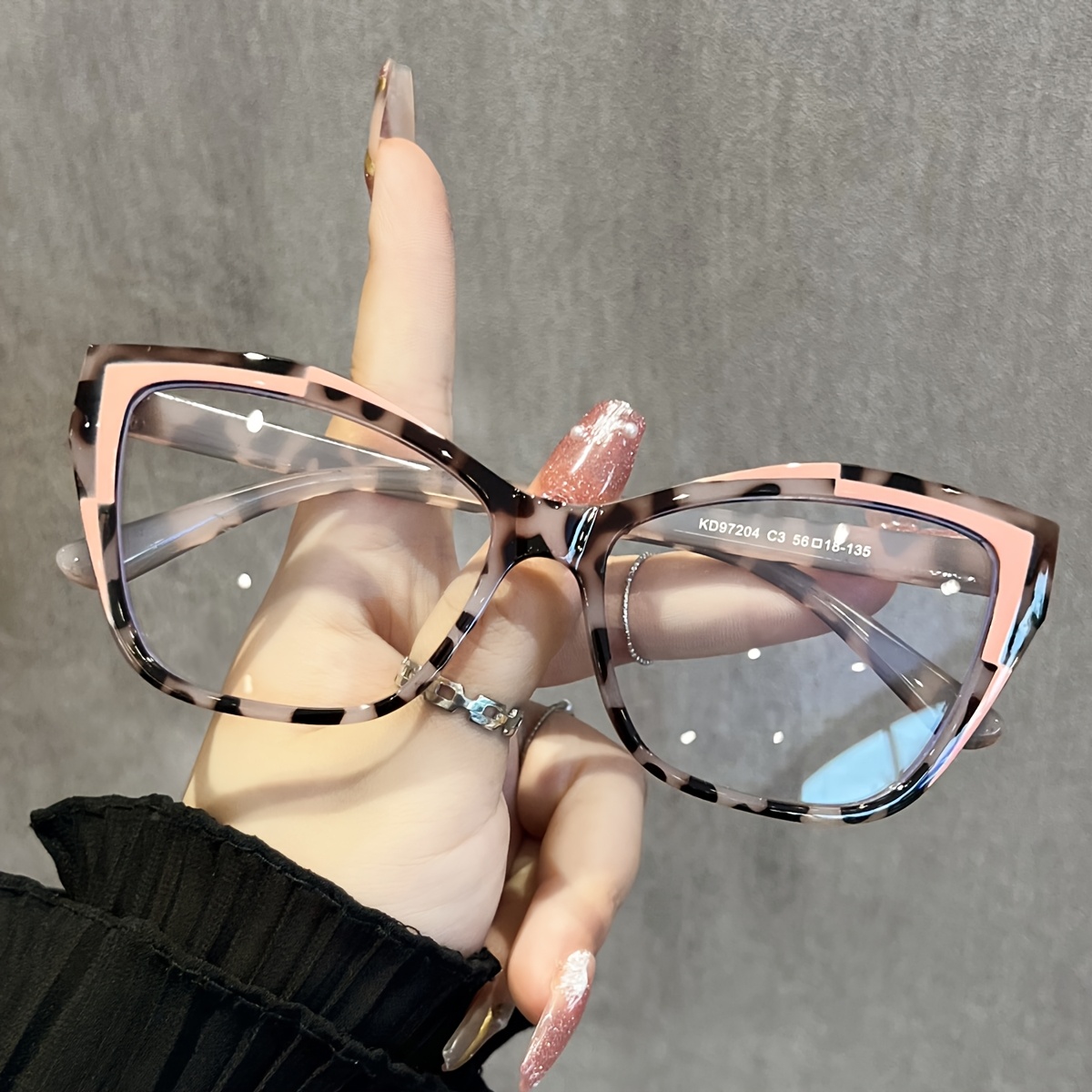 1PCS New Y2K Two-Tone Decorati – обзор и цена Sunglasses Cat Eye
