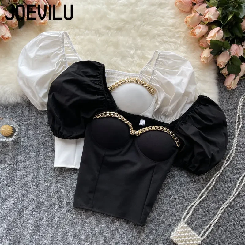Belly Button Shirt Chic Chain  – обзор и цена Blouse Off Shoulder
