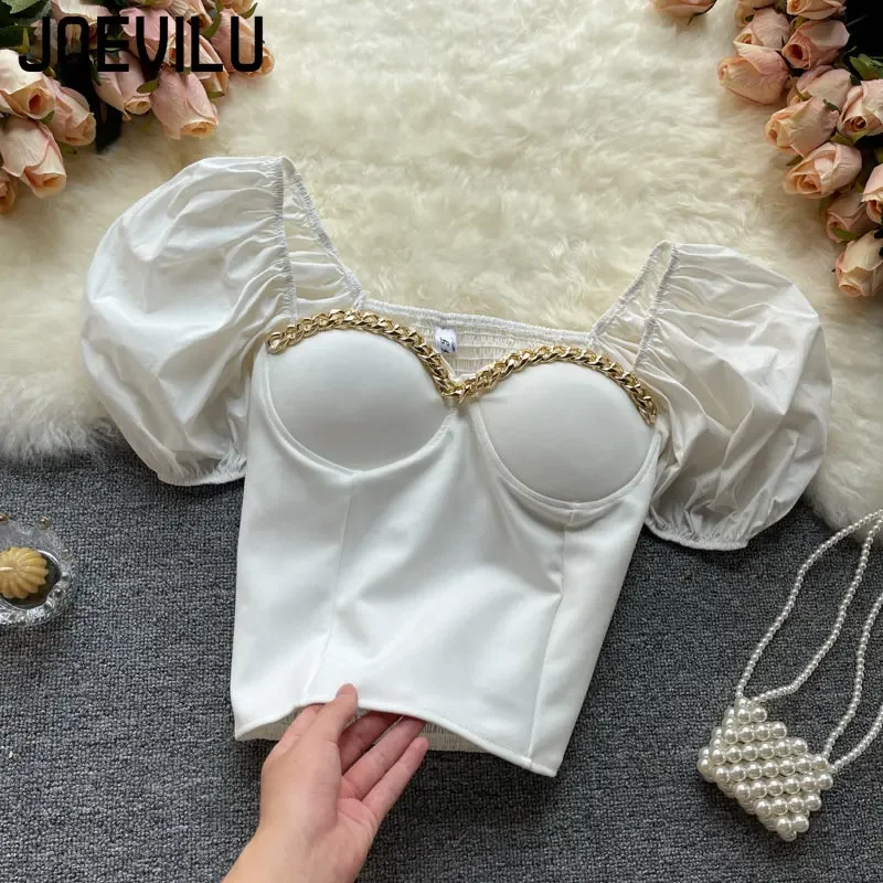 Belly Button Shirt Chic Chain  – обзор и цена Blouse Off Shoulder