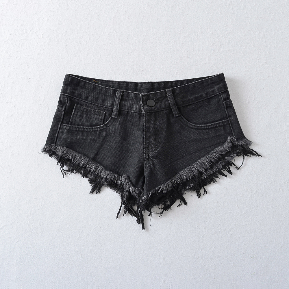 шорты y2k  Sexy Short Denim Sh – обзор и цена Shorts Denim Frayed