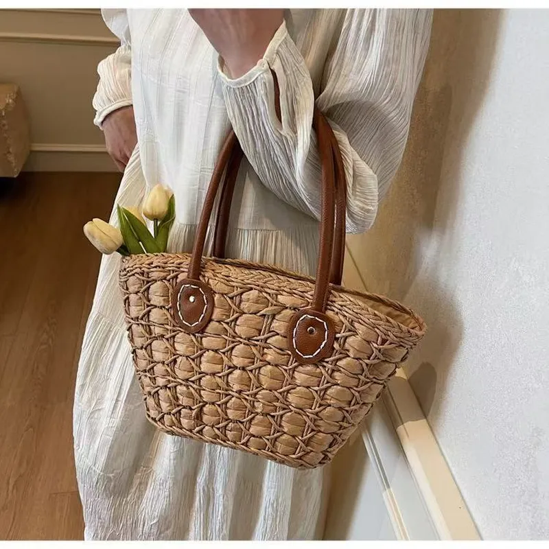 Retro European American woven  – обзор и цена Tote Bag Beach