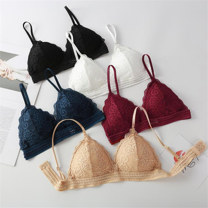 2026 Women's Bra New French Tr – обзор и цена Bralette Triangle Set