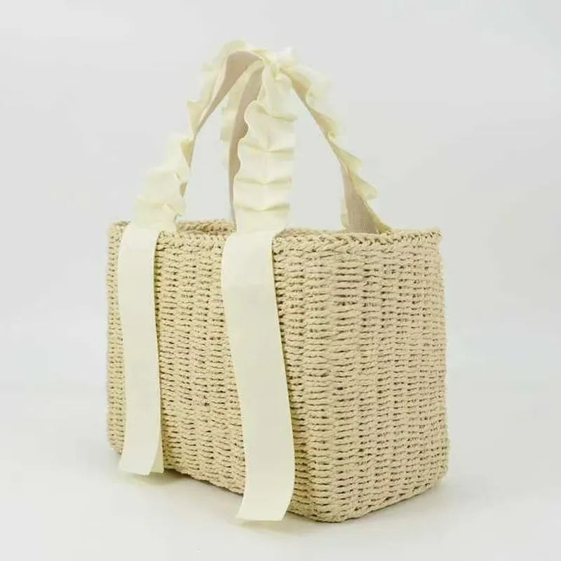 Straw Woven Handbag Summer Vac – обзор и цена Tote Bag Beach