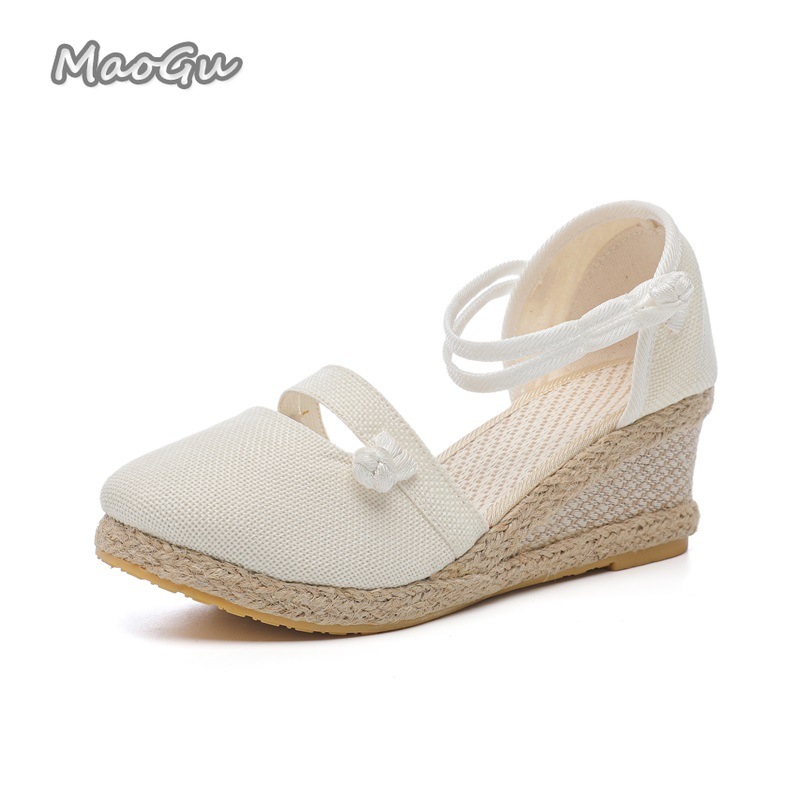 Women's Linen Espadrille Wedge – обзор и цена Wedge Espadrille Women