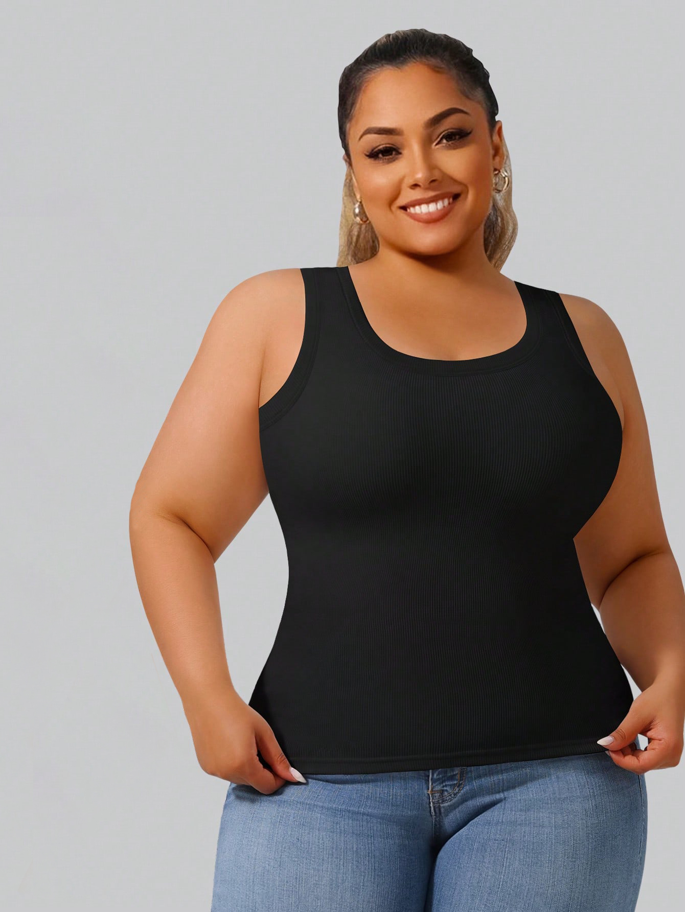 Plus Size Women's High Stretch – обзор и цена Crop Top Crochet