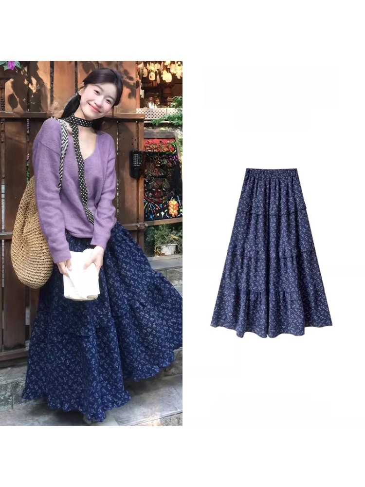 Floral A-Line Midi Skirt Women – обзор и цена Midi Skirt Floral