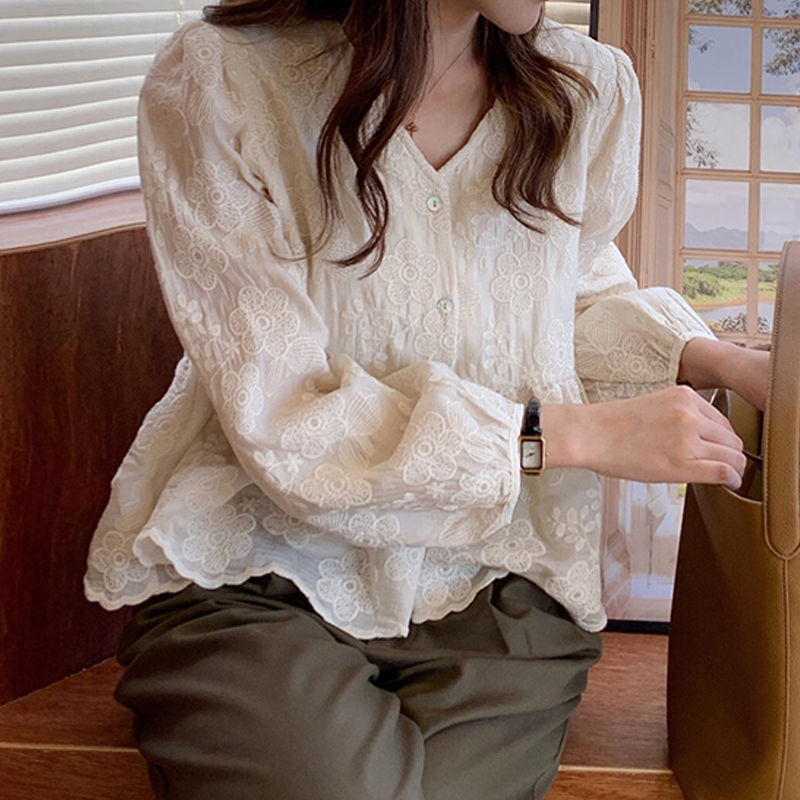 Autumn Shirts Women Elegant Ae – обзор и цена Romper Floral Print