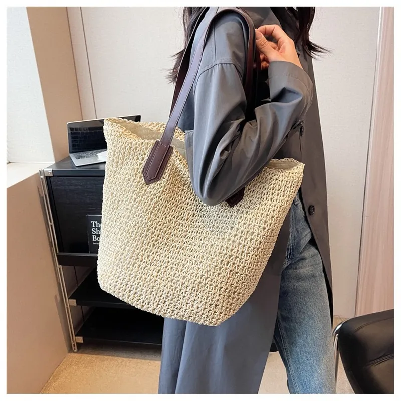 Women's handwoven straw tote b – обзор и цена Tote Bag Beach