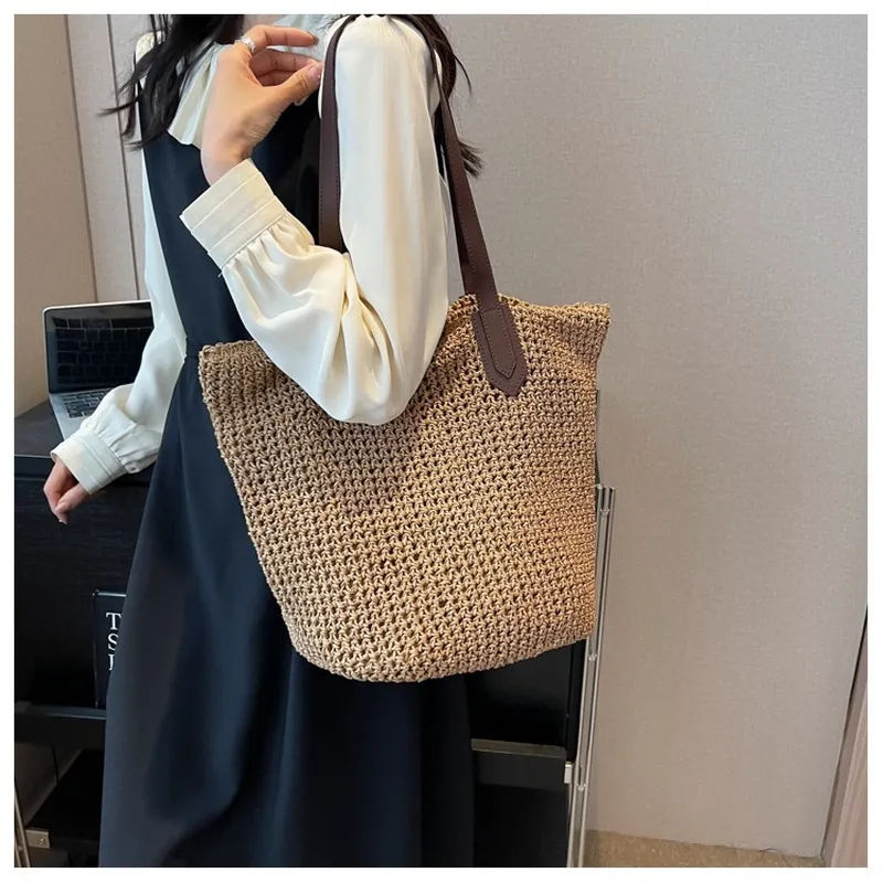Women's handwoven straw tote b – обзор и цена Tote Bag Beach